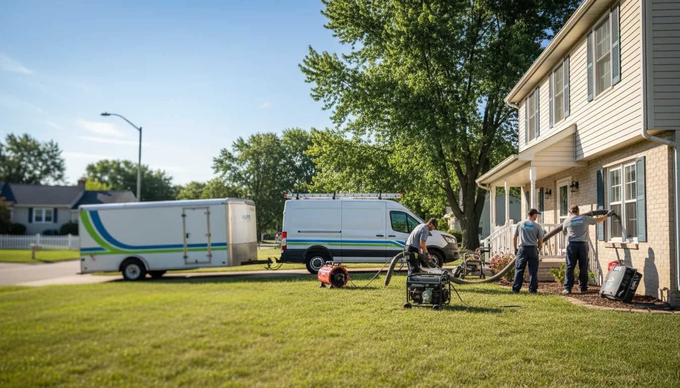 Flooded Basement Restoration And Cleanup With Repair in Kellnersville, WI near me